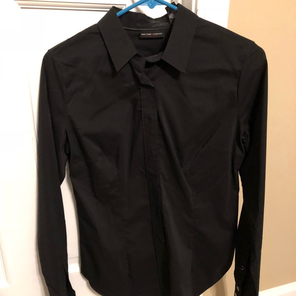 New York and Company black button down